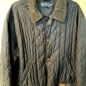 Mens Xl quilted jacket snap detailing